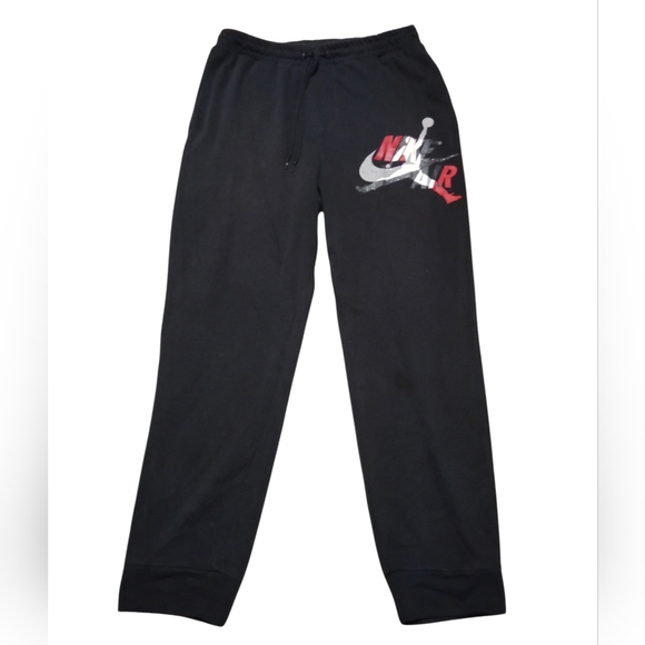 Air Jordan Jumpman Classic Fleece Joggers Size 2XL Black Red